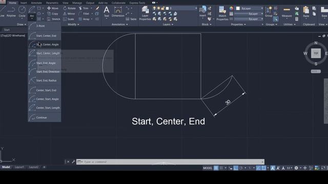 11 Ways to Draw an Arc in AutoCAD - A Tutorial for Beginners! смотреть онлайн
