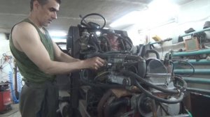 Замена сцепления на самодельном тракторе.