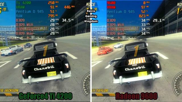 GeForce4 Ti 4200 Vs Radeon 9600 Test In 11 Games (No FPS Drop - Capture Card)