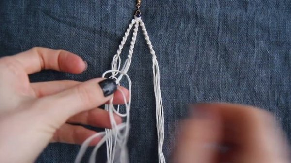 DIY Macrame #Earrings Plant Hanger