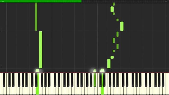 Final Fantasy VIII - The Landing (Piano Tutorial Synthesia) смотреть онлайн