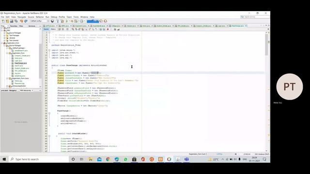 Password Reset Page | Java | Placement Management System. смотреть онлайн