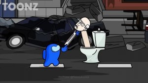AMONG US vs. SKIBIDI TOILET | SONG | Toonz Animation