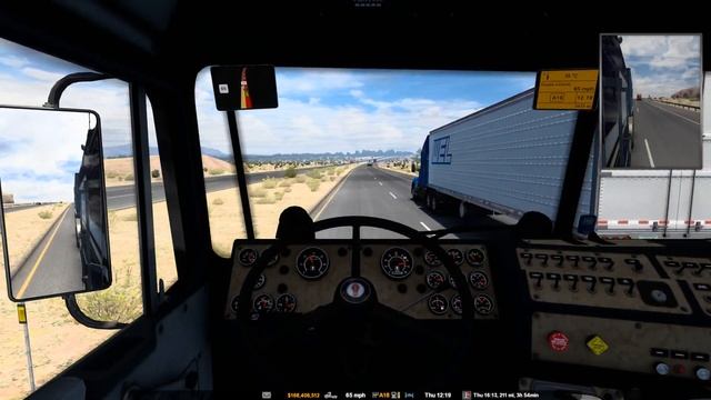 American Truck Simulator - Western State Journeys Day 16 - Mini Container - Kenworth K100E.