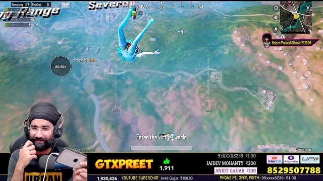 TAGDA RUSH HOGA AAJ | BGMI LIVE | GTXPREET PUBG смотреть онлайн