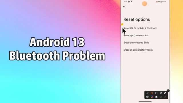 How to Fix Bluetooth Problem Android 13 || Bluetooth not working Android 13 смотреть онлайн