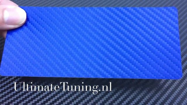 Oracal 975 536 middle blue Carbon Fiber Wrap Vinyl UltimateTuning.nl смотреть онлайн