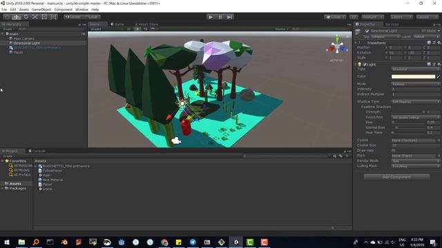 3) Unity apertura progetto gia' fatto da Github смотреть онлайн