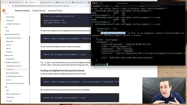 Kubernetes Training #38 | Kubernetes · ConfigMaps & Secrets – Introduction & ConfigMaps Part 1 смотреть онлайн