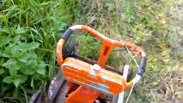 Газонокосилка своими руками из бензопилы "Урал" смотреть онлайн