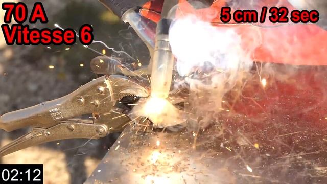 Poste à souder fil fourré PARKSIDE LIDL barre de sécurité.test à 90 A смотреть онлайн