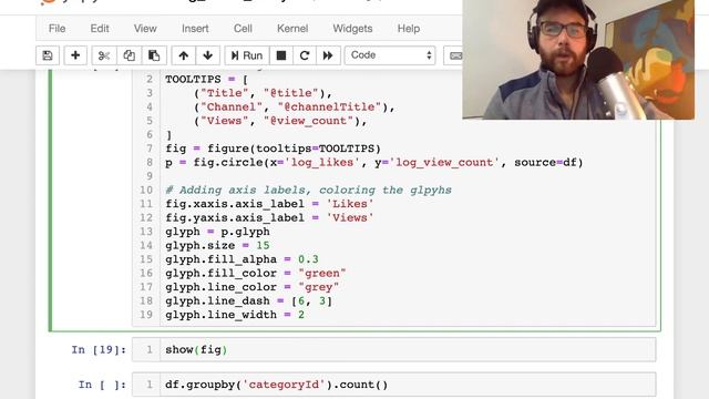 Trending analysis with pandas and bokeh смотреть онлайн