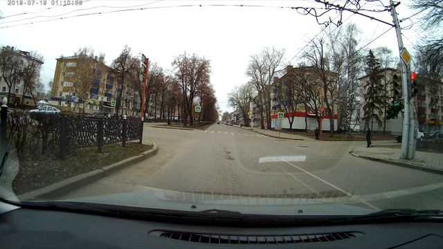 г.Стерлитамак Перекрёсток. Пересечение Проспекта Ленина и Волочаевской смотреть онлайн