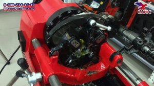 Демонстрация работы, станок для нарезки резьбы на трубах Brexit B Matic 2А. Справиться даже ребенок