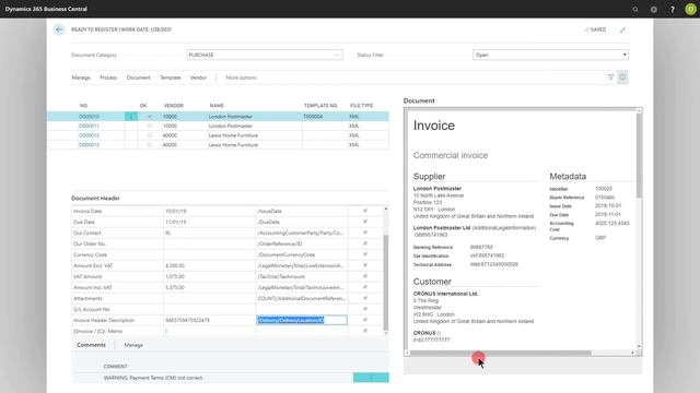 XML Import in Continia Document Capture смотреть онлайн