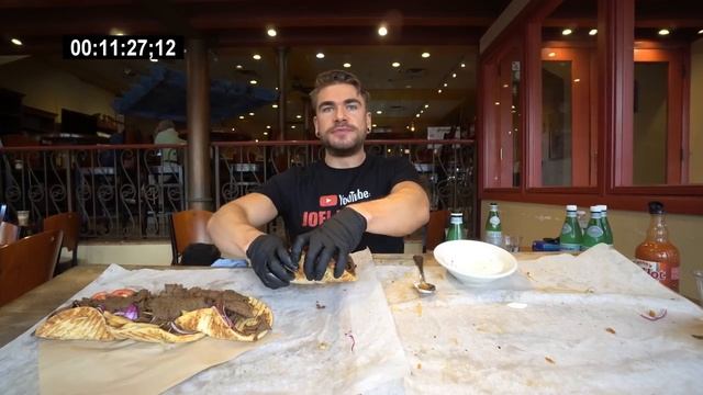 "EVERYONE'S SCARED TO TRY" UNBEATEN 5 FOOT LONG GYRO CHALLENGE IN CHICAGO | Joel Hansen смотреть онлайн