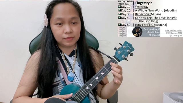 Day 50 How Far I'll Go (Moana) | Ukulele Time Arrangement смотреть онлайн