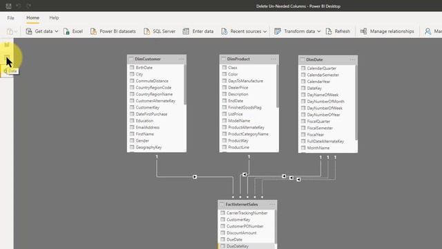 Cleanup and Be More Efficient: Power BI - Deleting and UnDeleting Columns From Your Data Model (7) смотреть онлайн