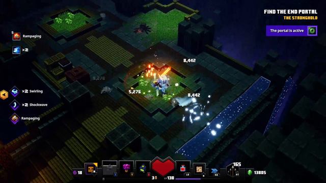 Minecraft Dungeons (Xbox Series X) (Echoing Void DLC - Part 5) Exploring the Stronghold смотреть онлайн