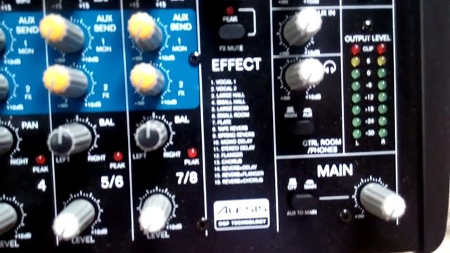 Alto Zmx 122fx Analog Mixer