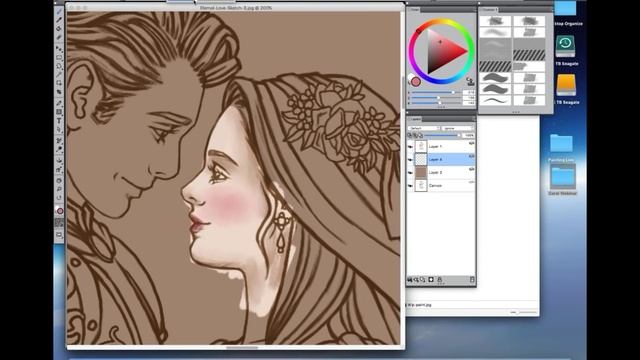 Corel Painter Fantasy Illustration tips featuring Painter Master Brigid Ashwood смотреть онлайн
