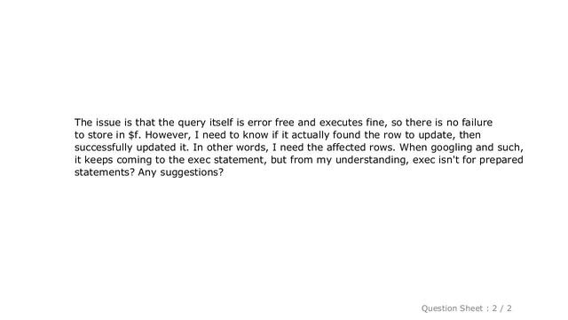 MySQL : PDO were rows affected during execute statement смотреть онлайн