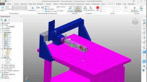 Добавление 3Д модели станка для визуализации обработки.