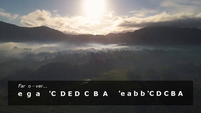 Misty Mountains Backing Track for C Instrument Flute, Recorder + Notes смотреть онлайн