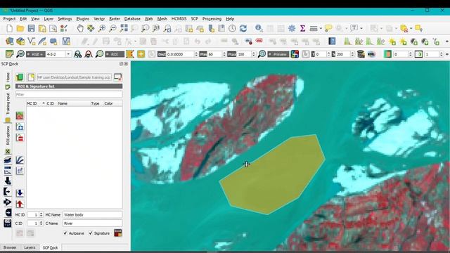 Land Use Land Cover Map Of Landsat 8 (Supervised) Using Semi Automatic Classification Plugin In QGI