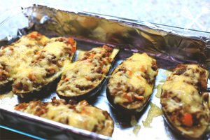 Баклажаны с фаршем