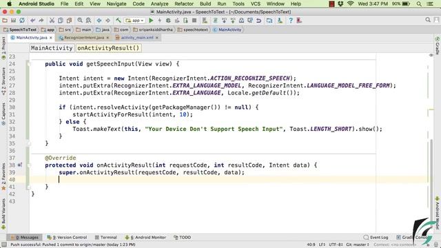 Android Tutorial: Convert Speech To Text | Speech Recognition смотреть онлайн