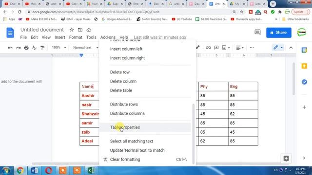 How To Make Table Border Bold In Google Docs | Make Table Border Thicker in Google Docs смотреть онлайн