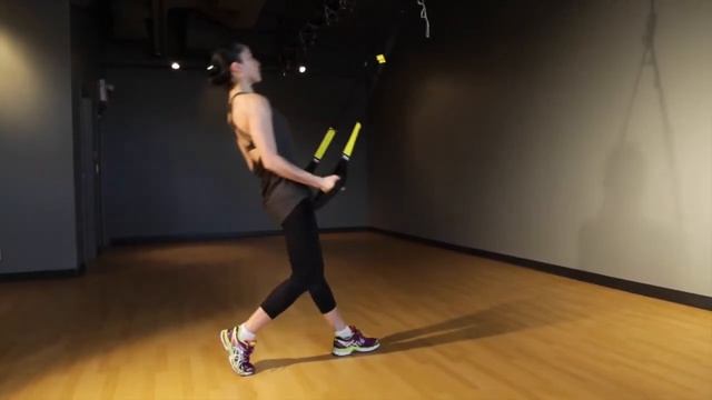 TRX Triceps Kick Back Offset Stance, Supinated Grip
