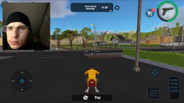 Нашел красный мотоцикл в Real Gangster Crime смотреть онлайн