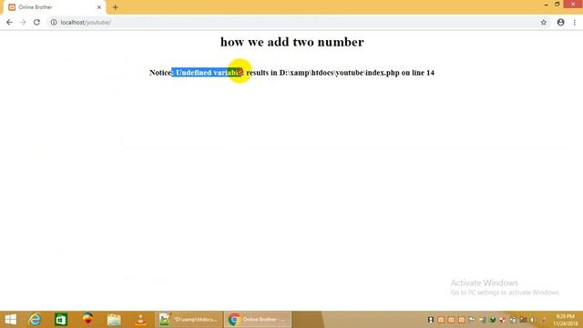 add number in PHP (basic) смотреть онлайн