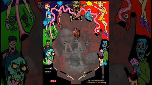 Zombie Cheerleader Pinball / Zombie Cheerleading Pinball (PC browser game) смотреть онлайн