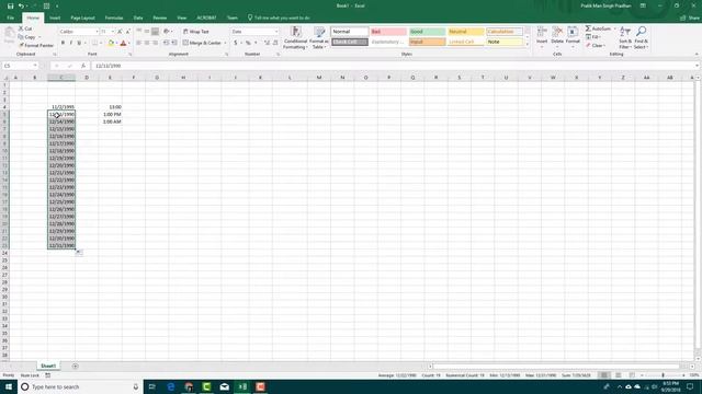 MS Excel Tutorial - Lesson 12 - Dates and Times смотреть онлайн
