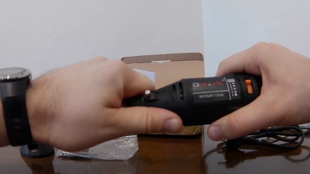 GOXAWEE (Dremel alternative) mini drill/engraver/rotary tool UNBOXING (purchase link in description смотреть онлайн