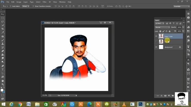 Pencil Sketch Effect in Photoshop | Photoshop Tutorials in Tamil | Charles Creation смотреть онлайн