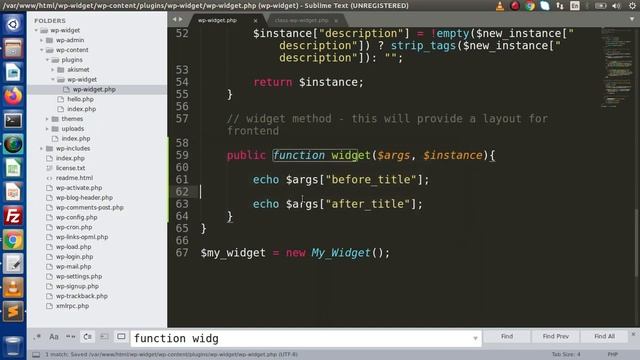 Wordpress Widget Development Beginner Tutorials Step by Step #5 - Render Widget Data to Frontend смотреть онлайн