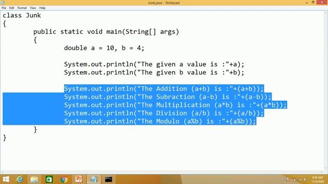 Arithmetic Operator in Java (Tamil) смотреть онлайн