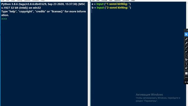 Python dasturlash tili 3-dars смотреть онлайн