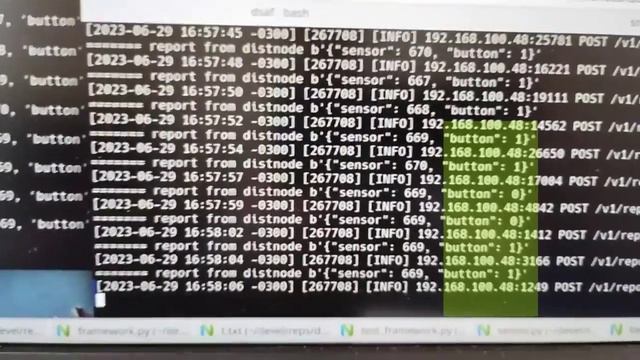 DSAF Bootstrap 1: logs del sever recibiendo los datos del nodo distribuído смотреть онлайн