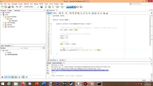 ¿Cómo crear y ejecutar un programa terminado en Java Netbeans? смотреть онлайн