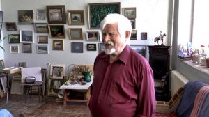 В мастерской художника Виктора Решитова #Виктор_Решитов #Мастерская_художника #Живопись