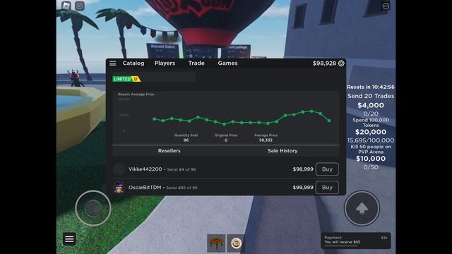 Spending 100,000R$ In Roblox Trade Simulator смотреть онлайн