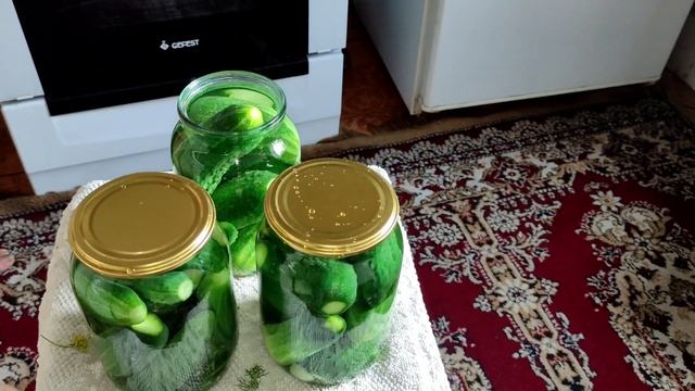 ЗАКАТЫВАЕМ ОГУРЦЫ #кулинария