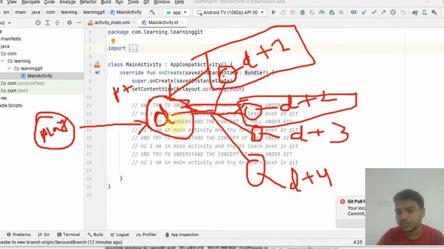 Git With Android Studio tutorial In Hindi #6 - Branching strategy in git смотреть онлайн