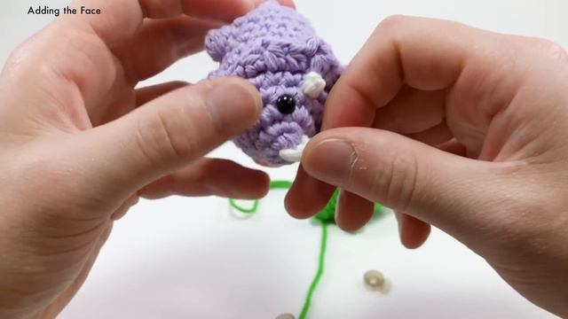 How to Crochet a Triceratops Dinosaur || Amigurumi Pattern Tutorial смотреть онлайн