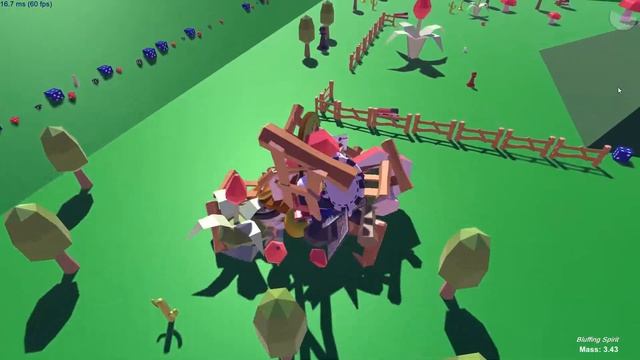 Katamari Clone Gameplay смотреть онлайн